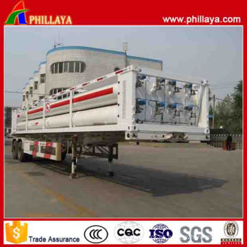 Fuwa Double Axles 8 Tubes 17.68m3 CNG Trailer